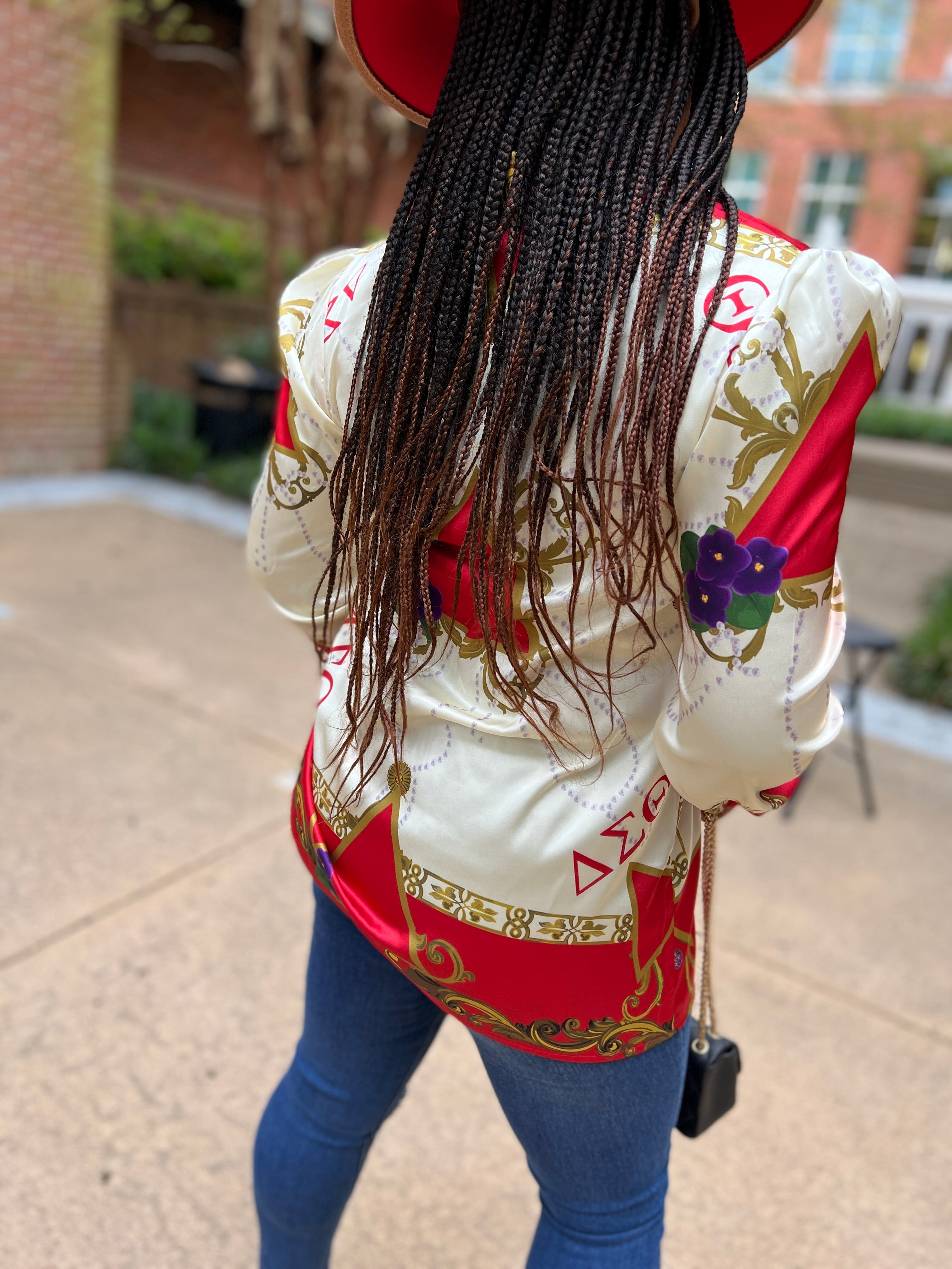 Chains & More Blouse-Delta