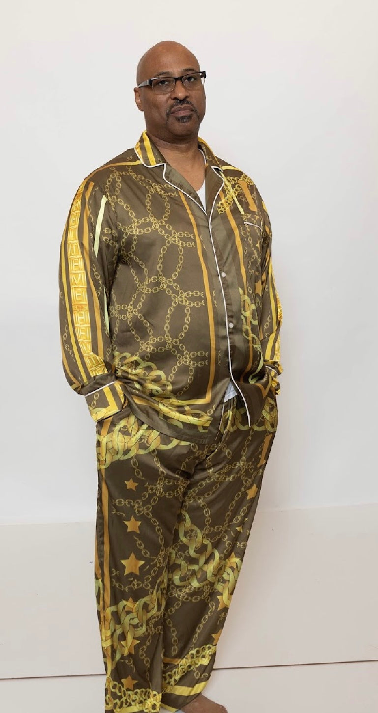 Iota Pajama set- Chains -Final sale. No exchanges or refunds