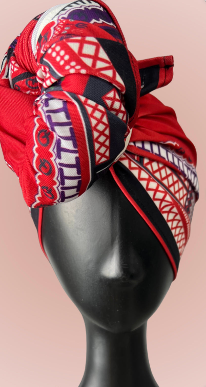 Dashiki Headwrap- Delta Sigma Theta