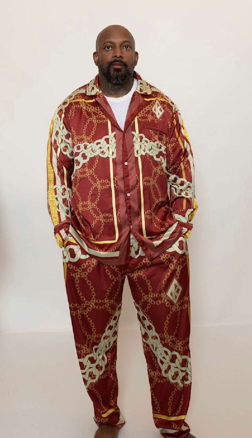 Kappa Alpha Psi Pajama set- Chains -Final sale. No exchanges or refunds