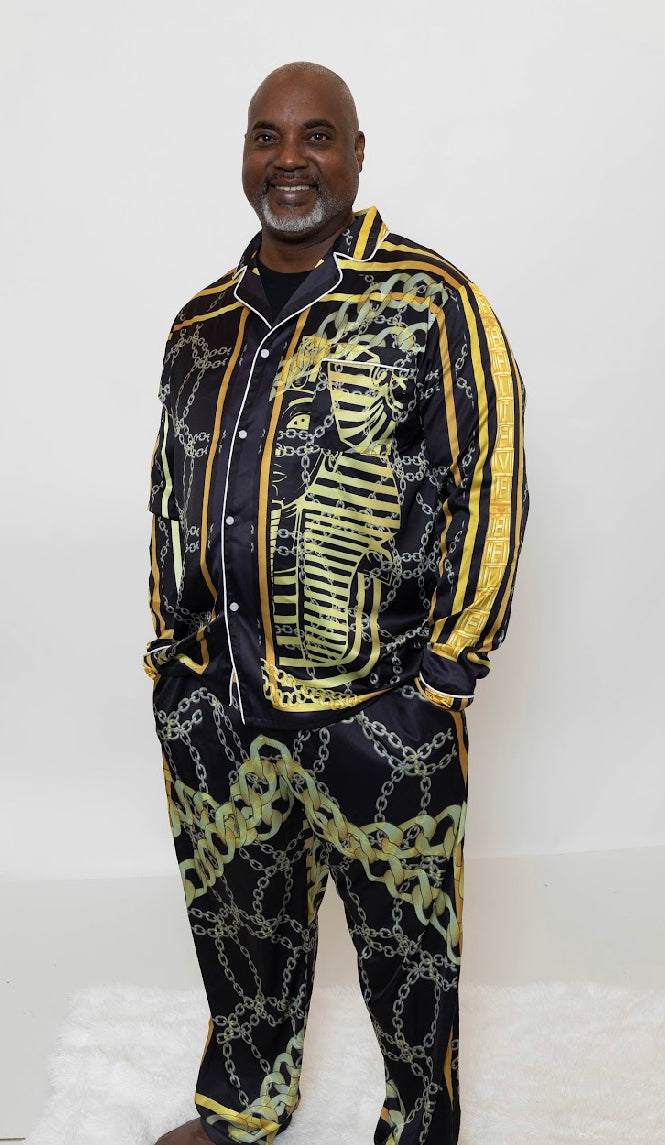 Alpha Phi Alpha Pajama set- Chains -Final sale. No exchanges or refunds