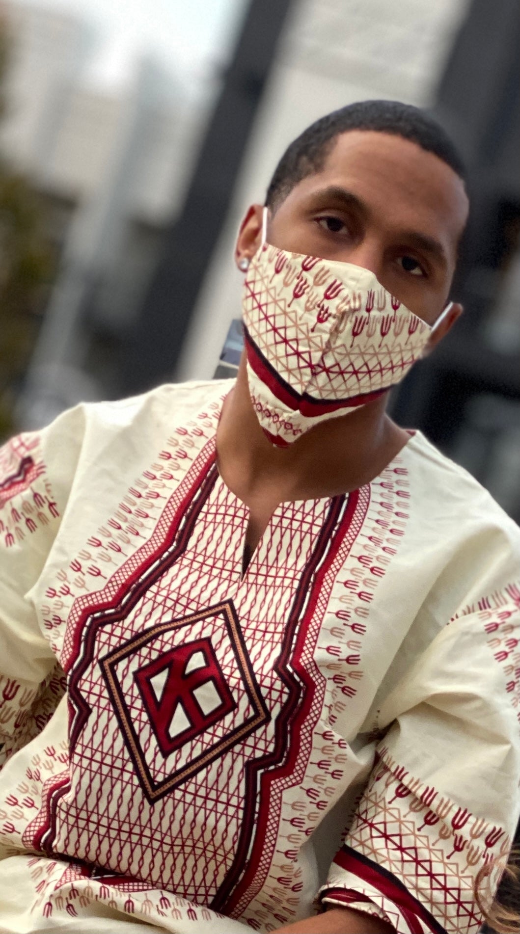 Dashiki Mask- Kappa Alpha Psi