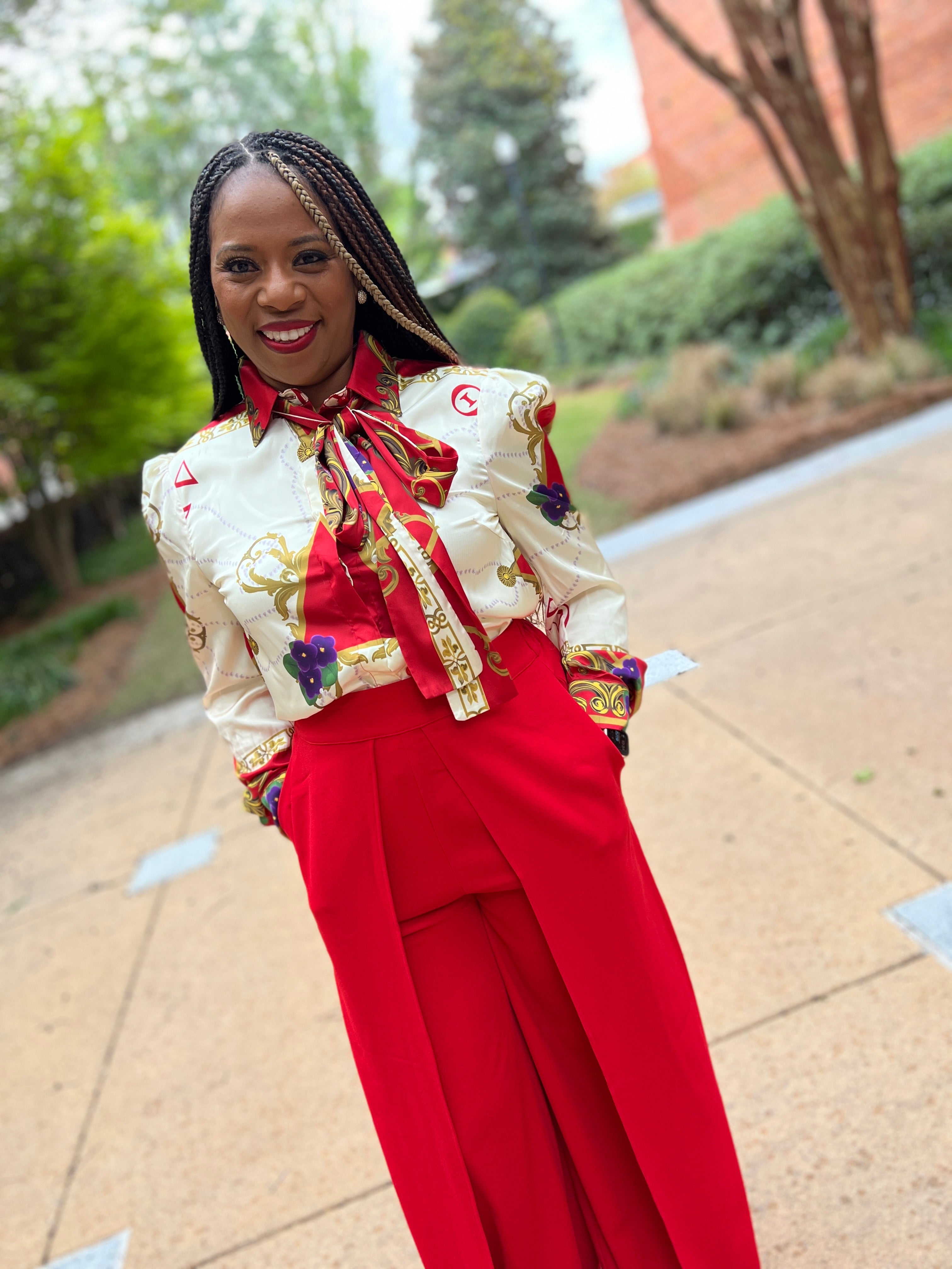 Chains & More Blouse-Delta