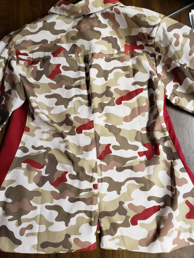 Khaki Camouflage Jacket- Delta Sigma Theta Crest