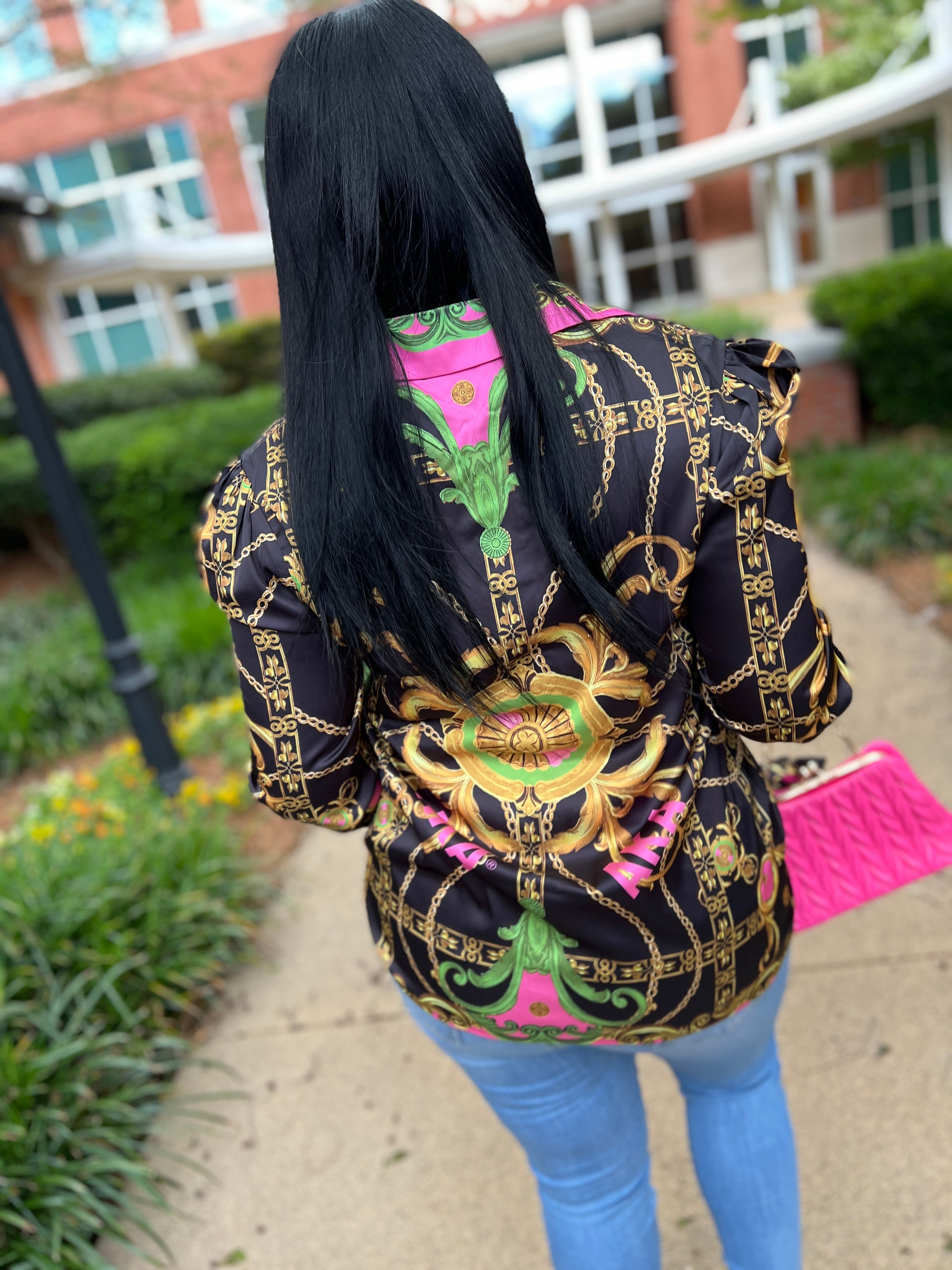 Chains & More Blouse- AKA