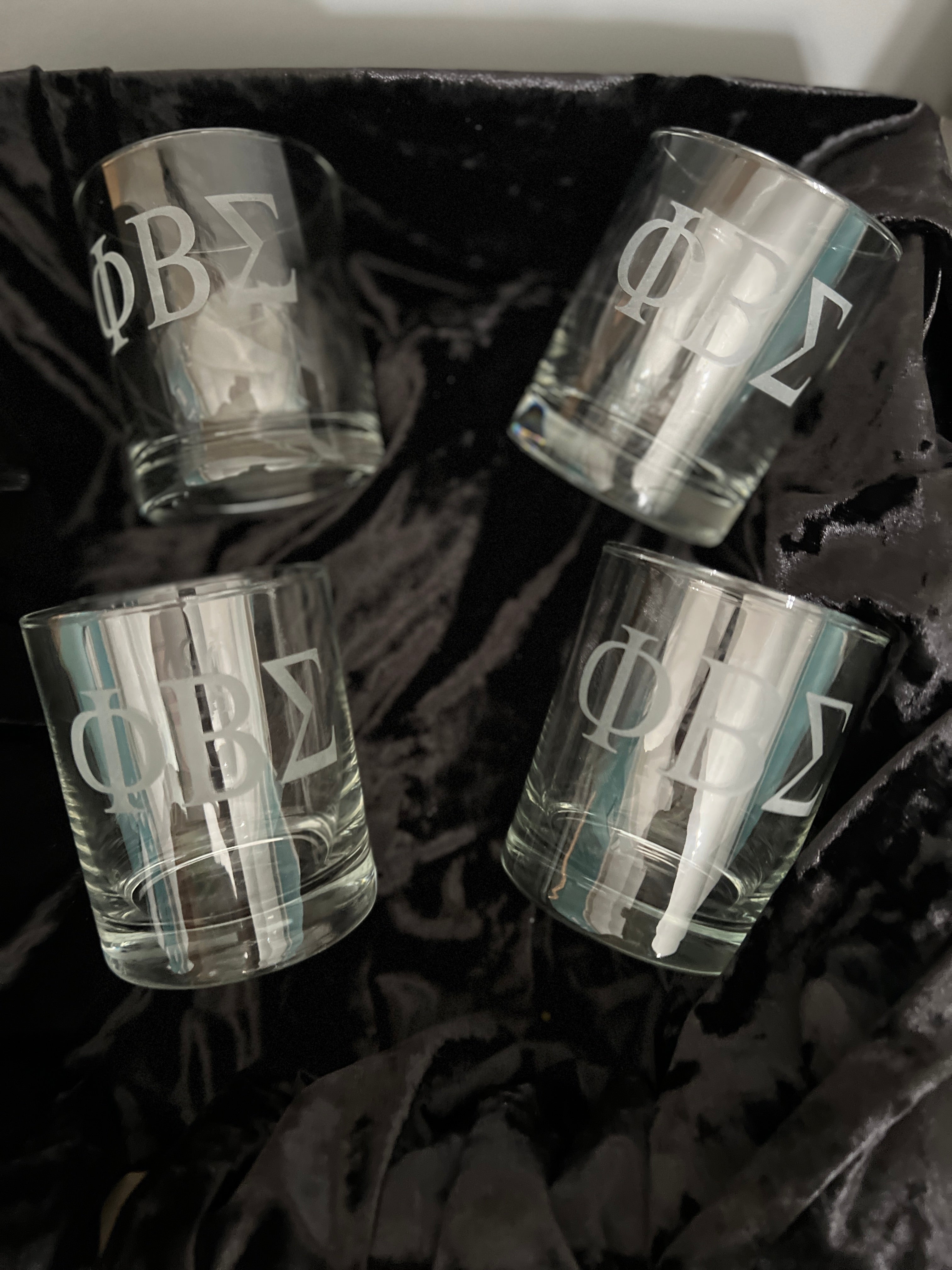 Greek Glass set-4pc. set