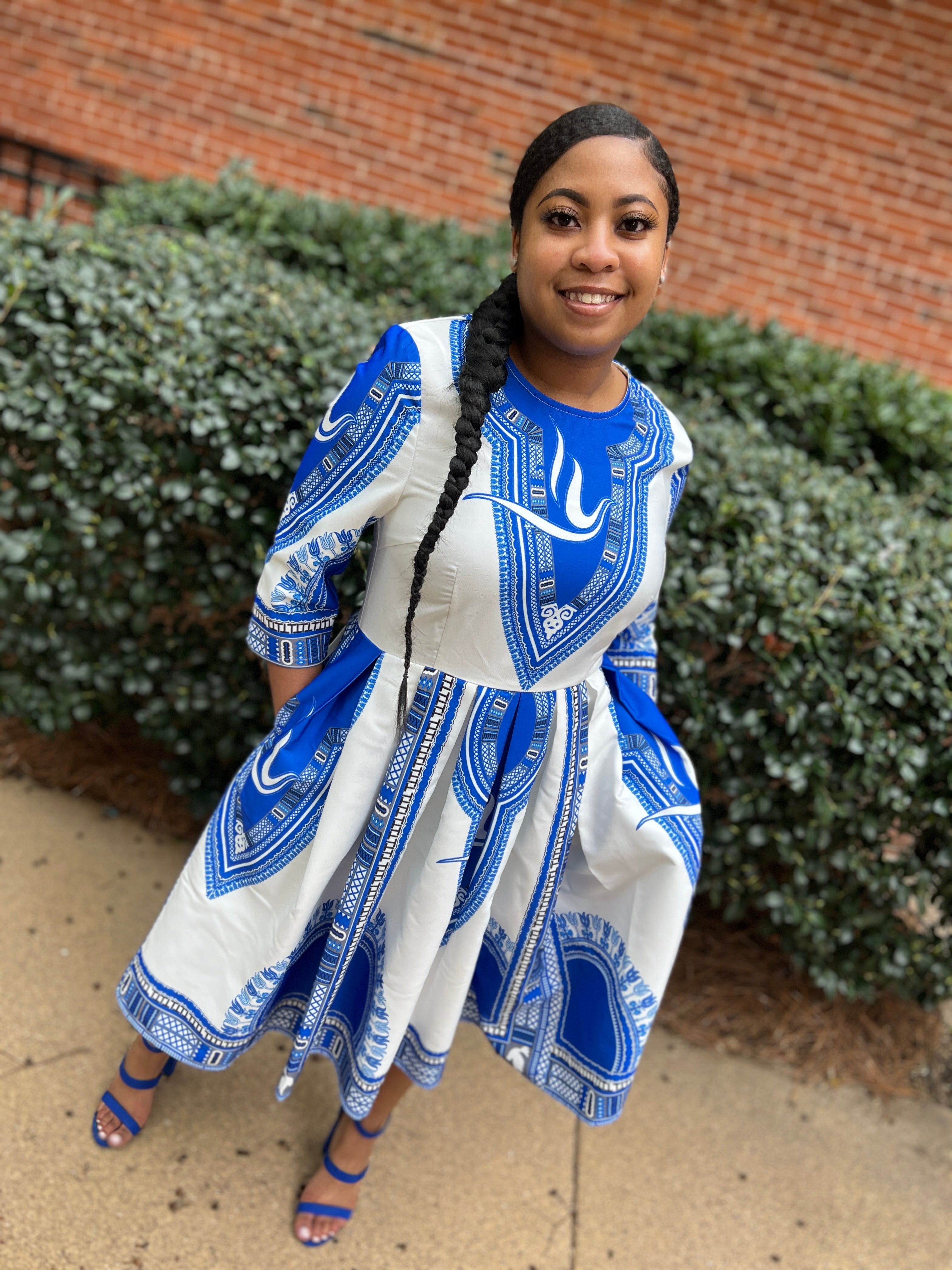 Dashiki Dress- Zeta