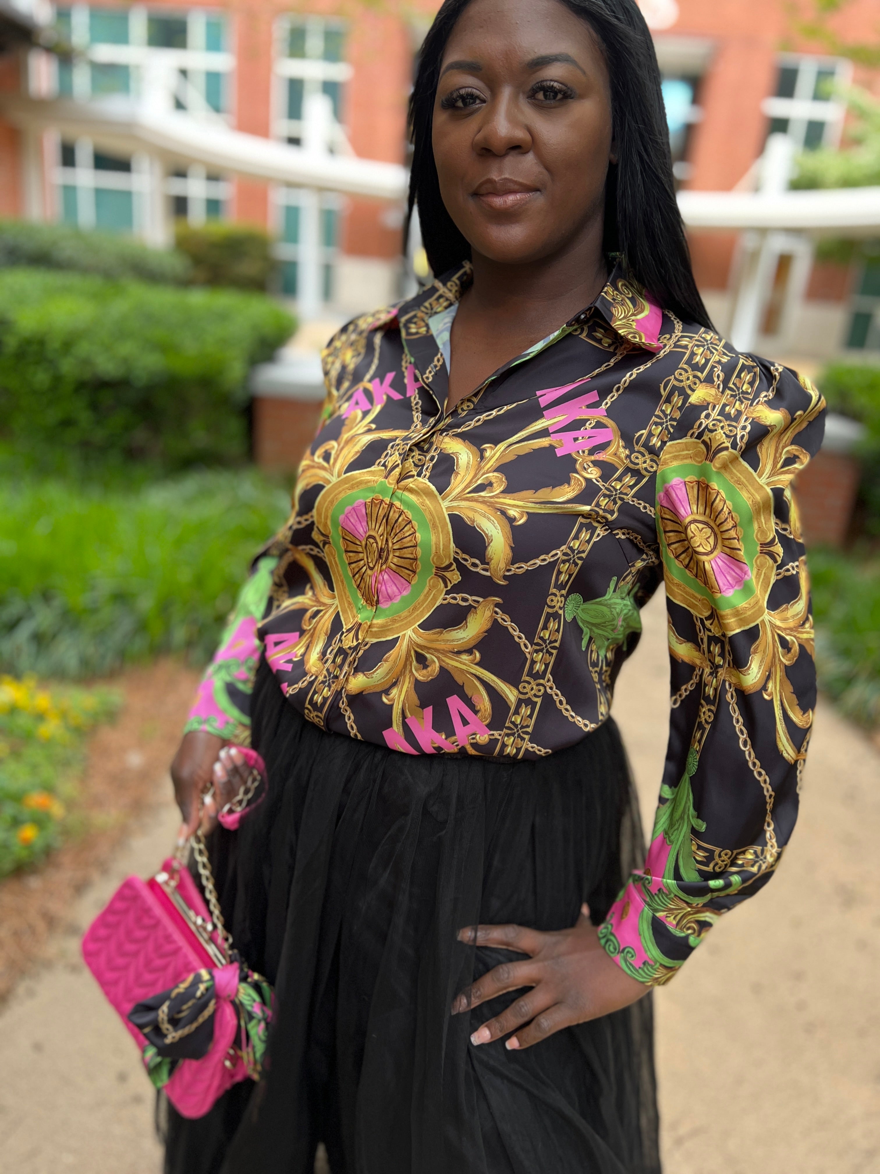 Chains & More Blouse- AKA