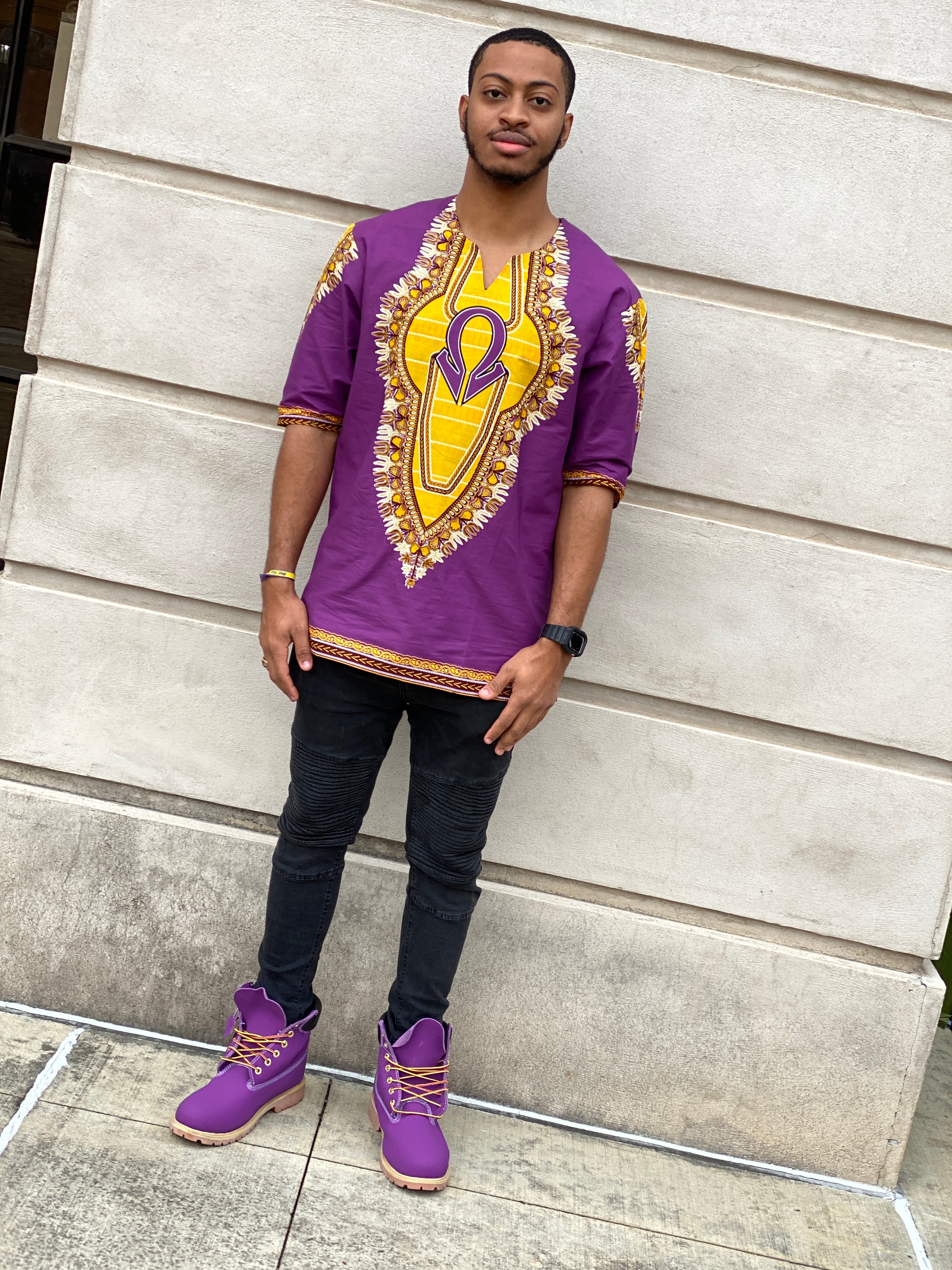Dashiki Shirt- Omega Psi Phi