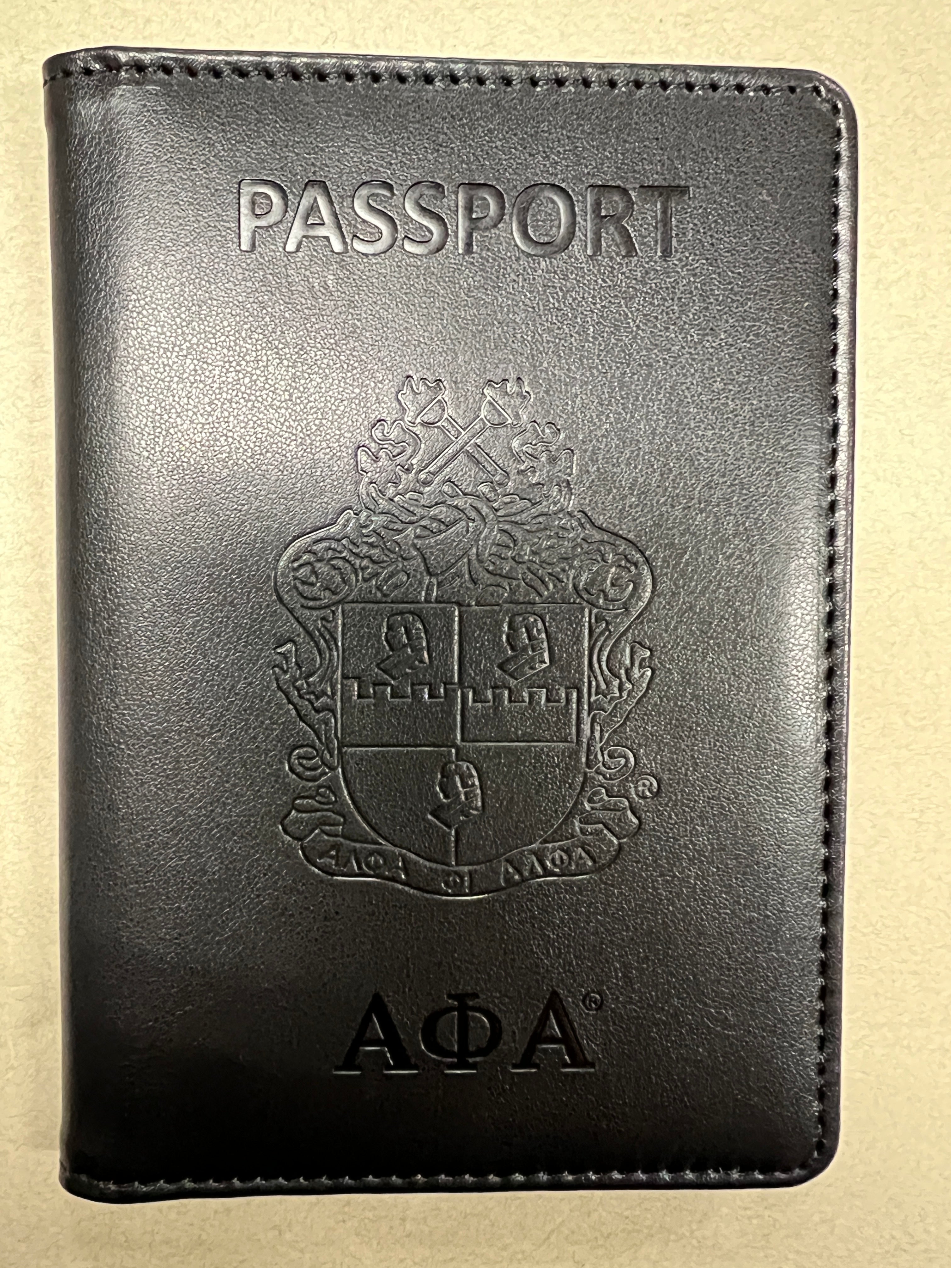 ALPHA PASSPORT COVER