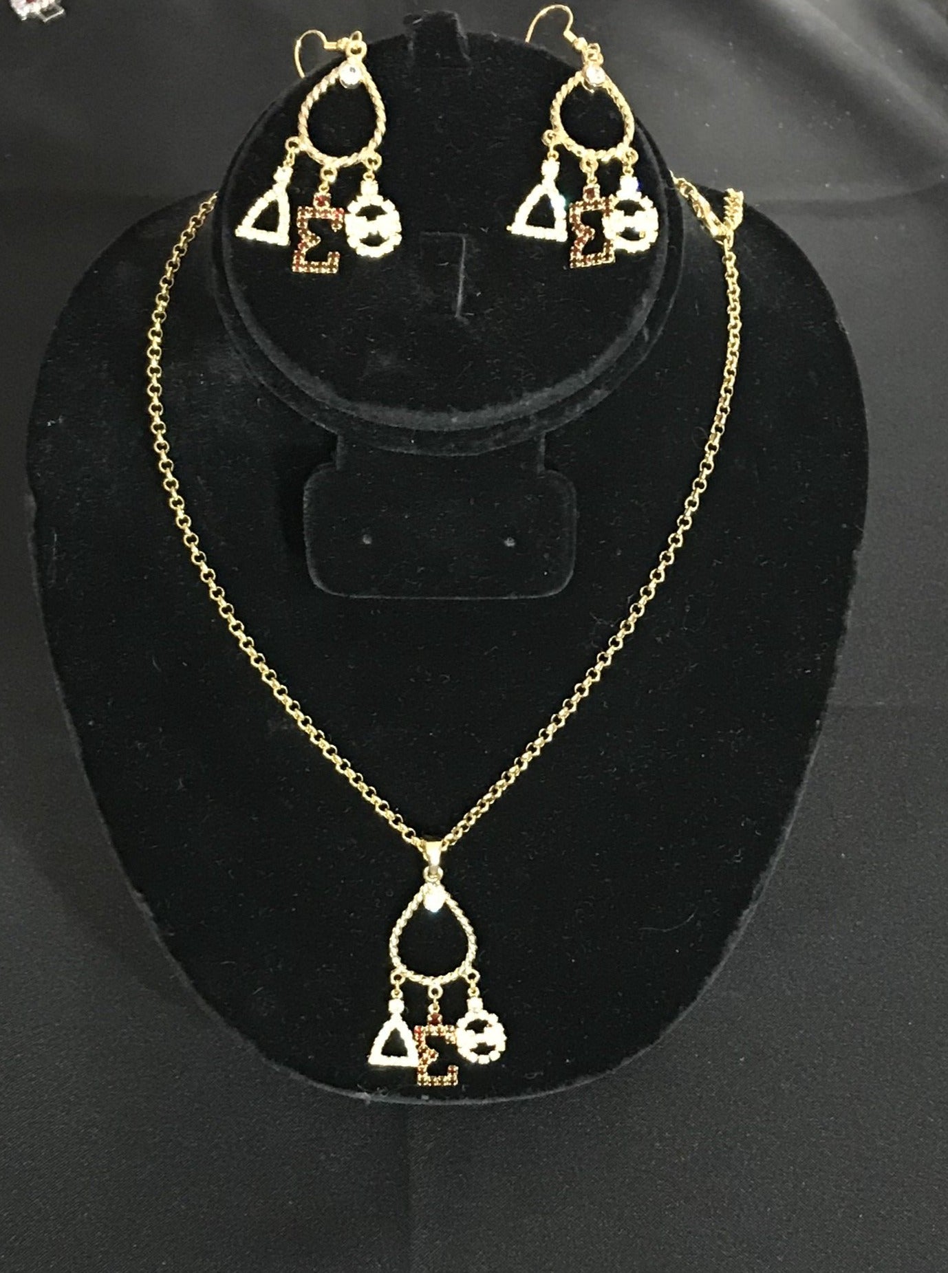 Necklace Set-Chandelier Delta