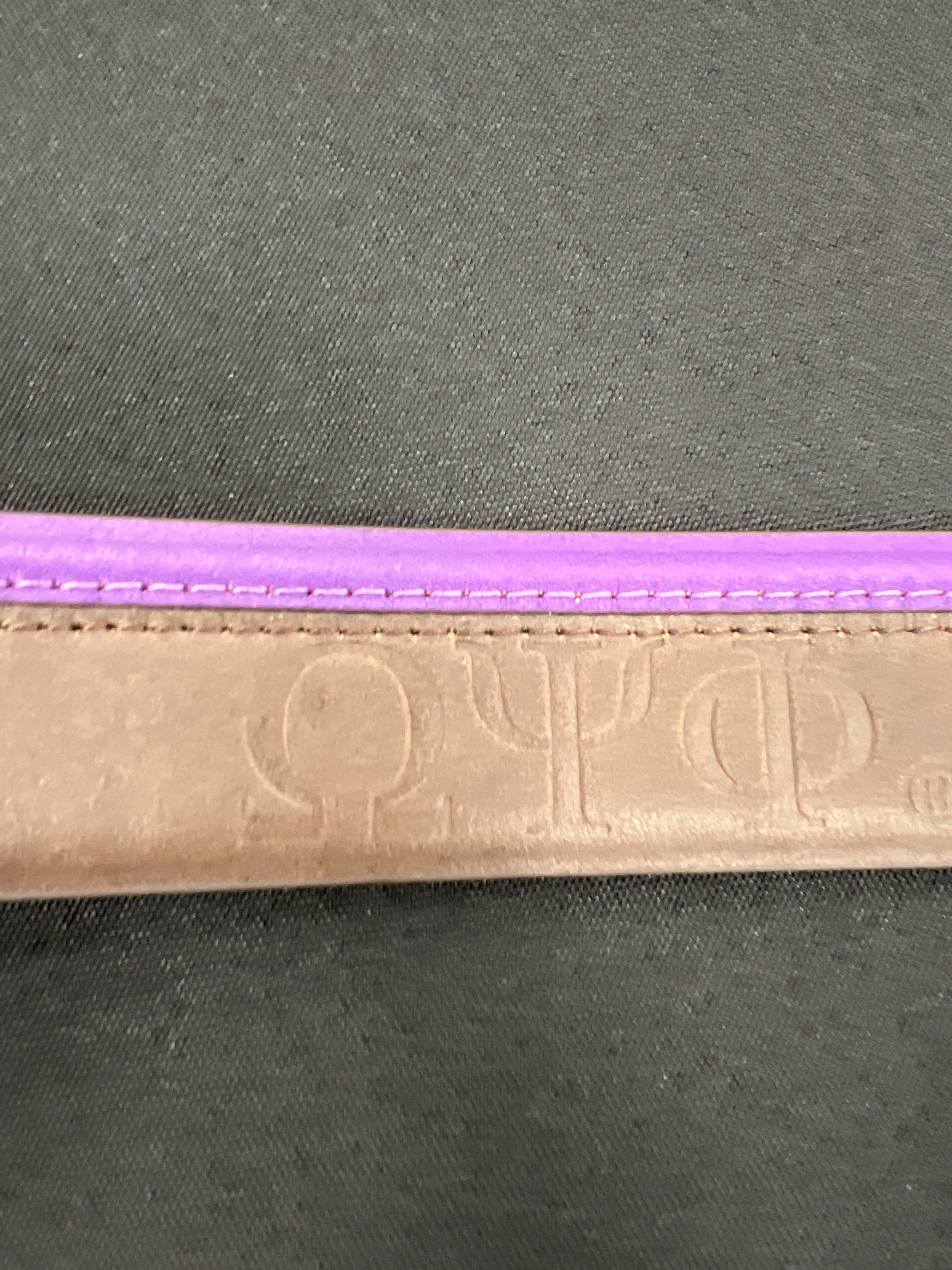 Leather Belt- Omega Psi Phi