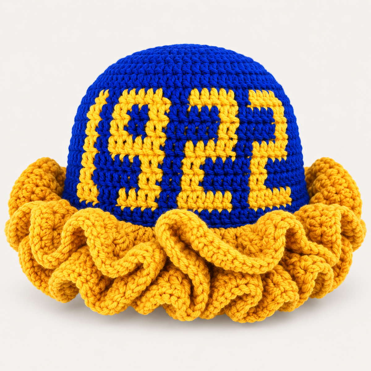 SGRHO  crochet ruffle hat