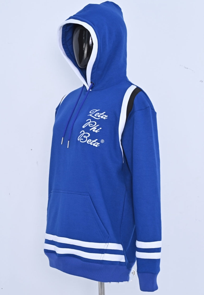 Zeta Phi Beta Striped Hoodie