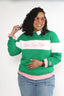 AKA 3D Striped Sweatshirt