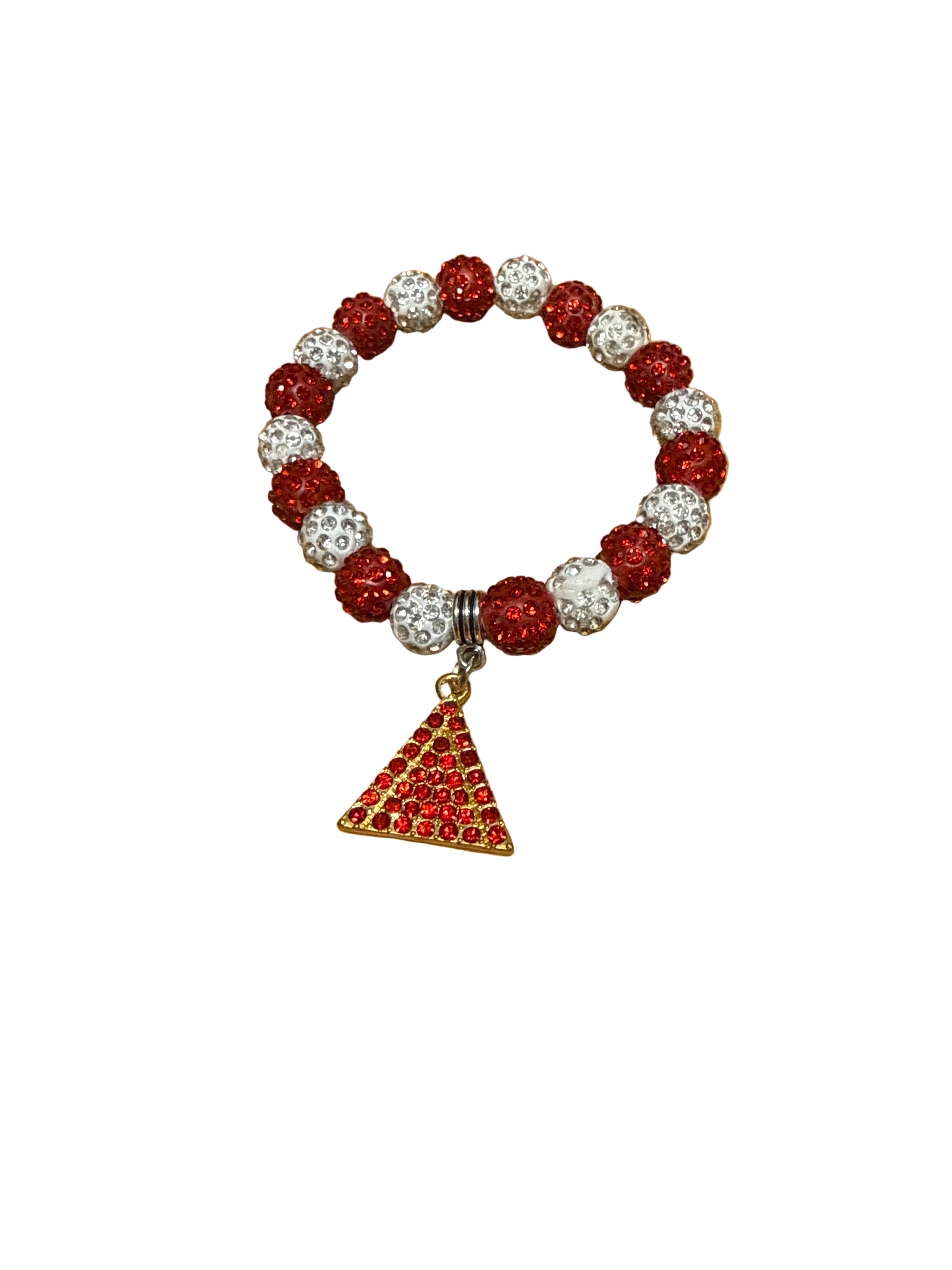 Rhinestone Pyramid Bracelet