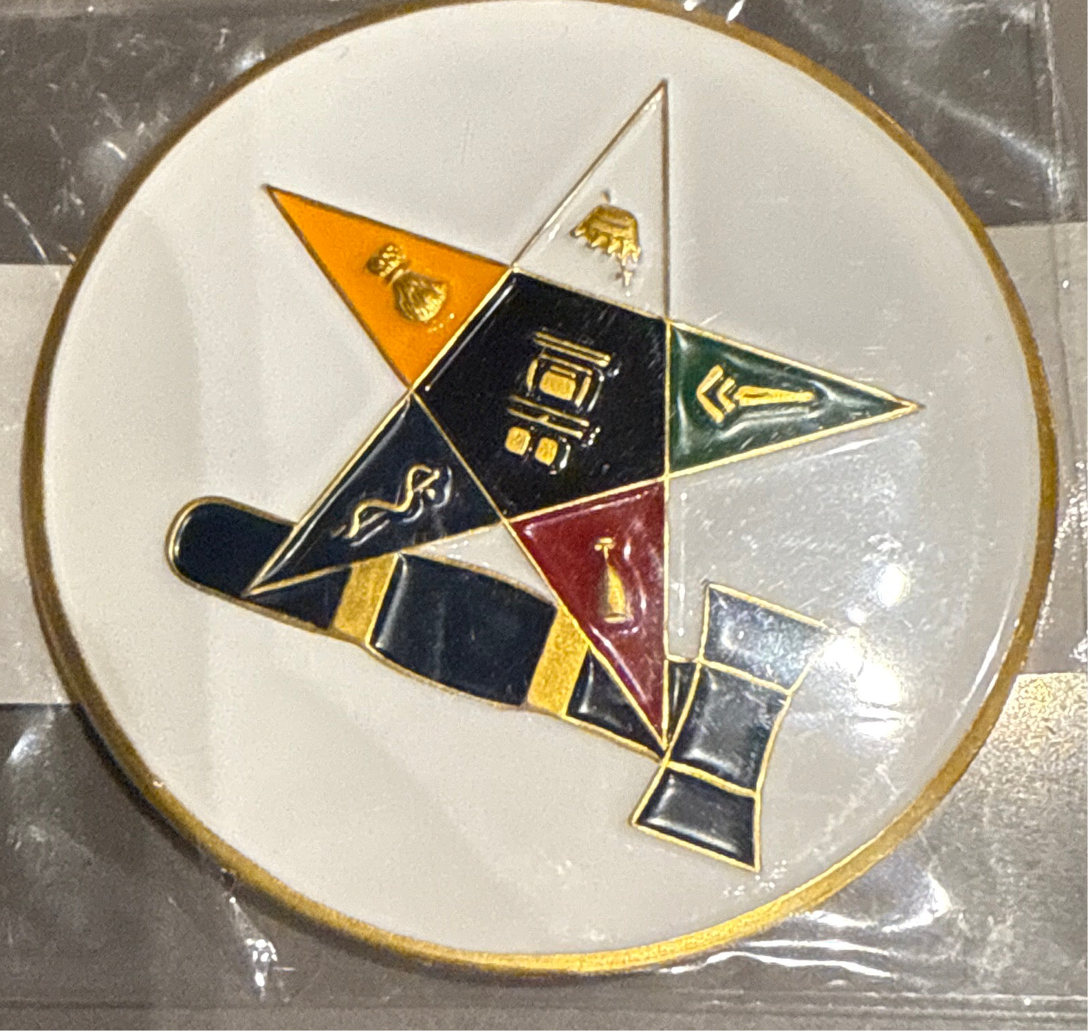 OES CHROME CUT OUT CAR DECAL