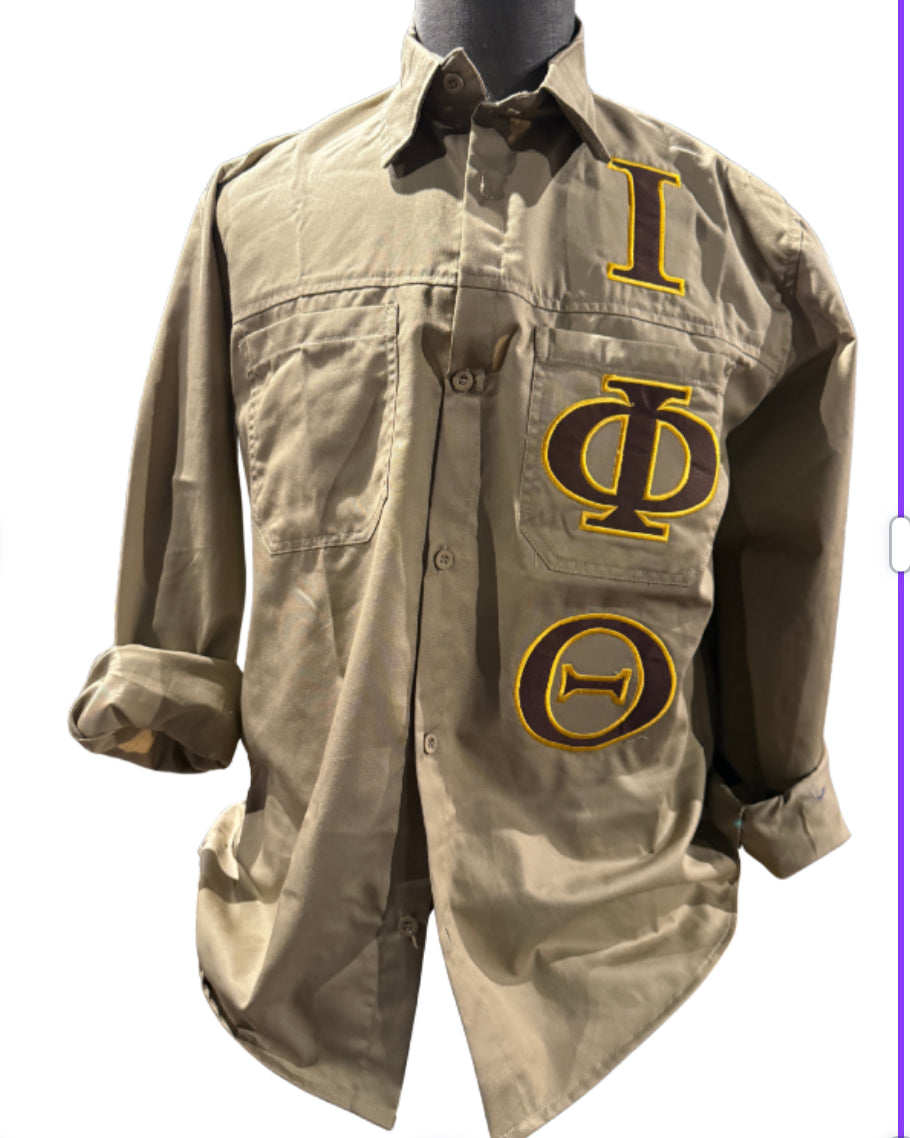 Iota Khaki Shirt