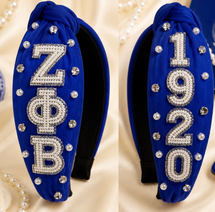 Zeta Beaded Headband