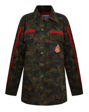 Camouflage Jacket- Delta Sigma Theta Crest