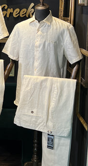 Alpha Greek Linen Shirt