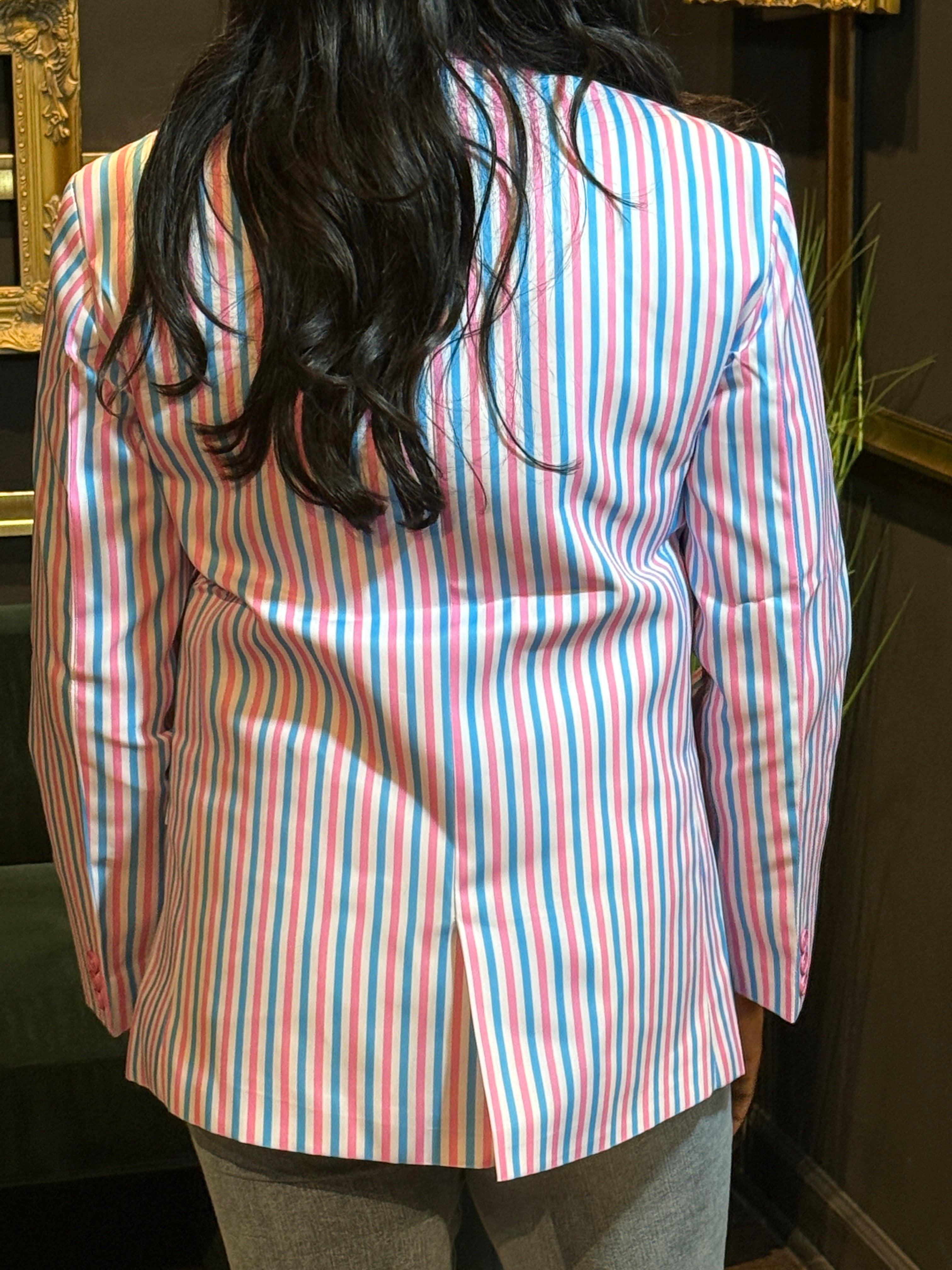 JJOA Striped Blazer