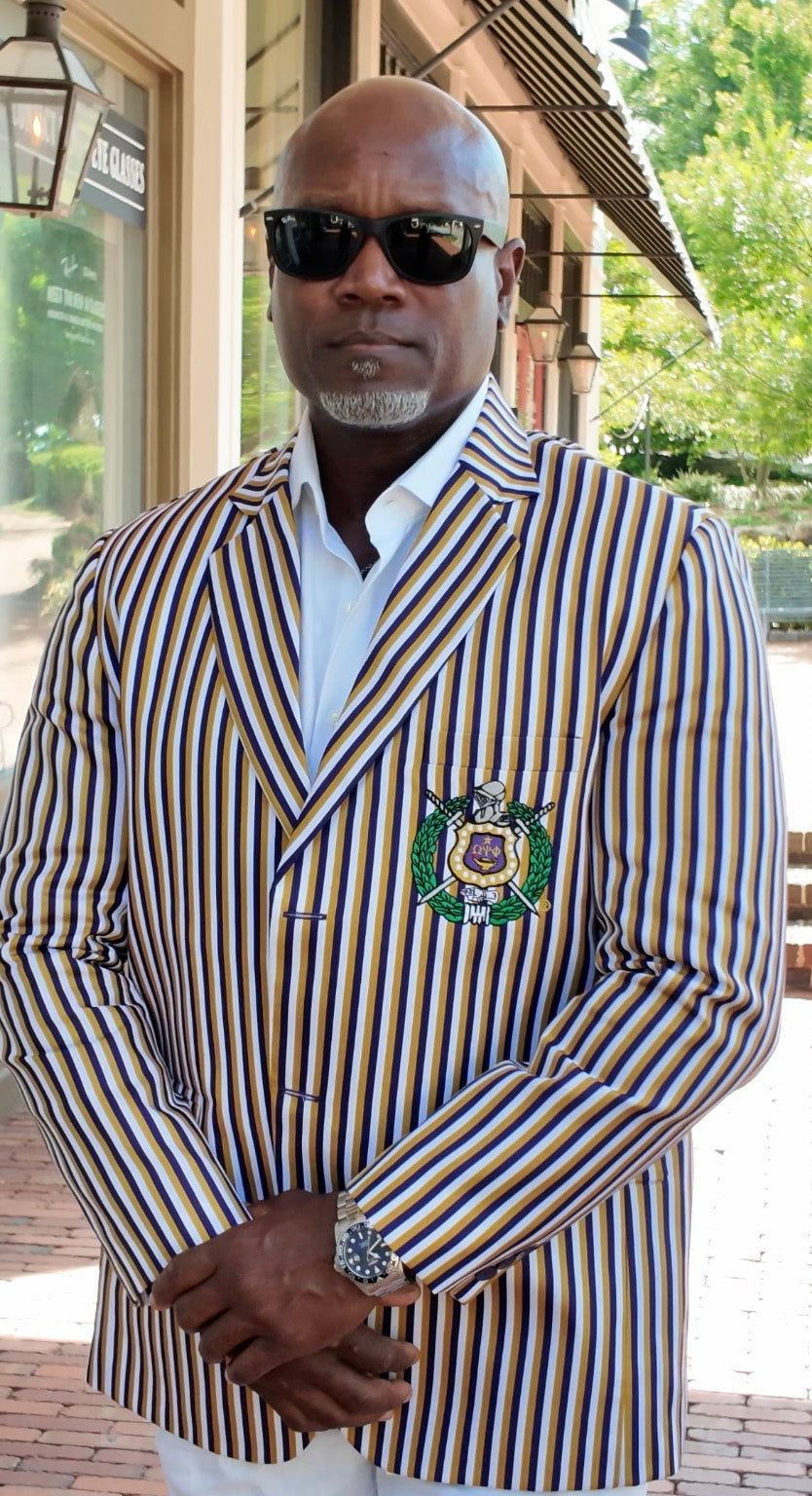 Omega Striped Blazer