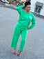 Apple Green Jogger sweatpants- Soft