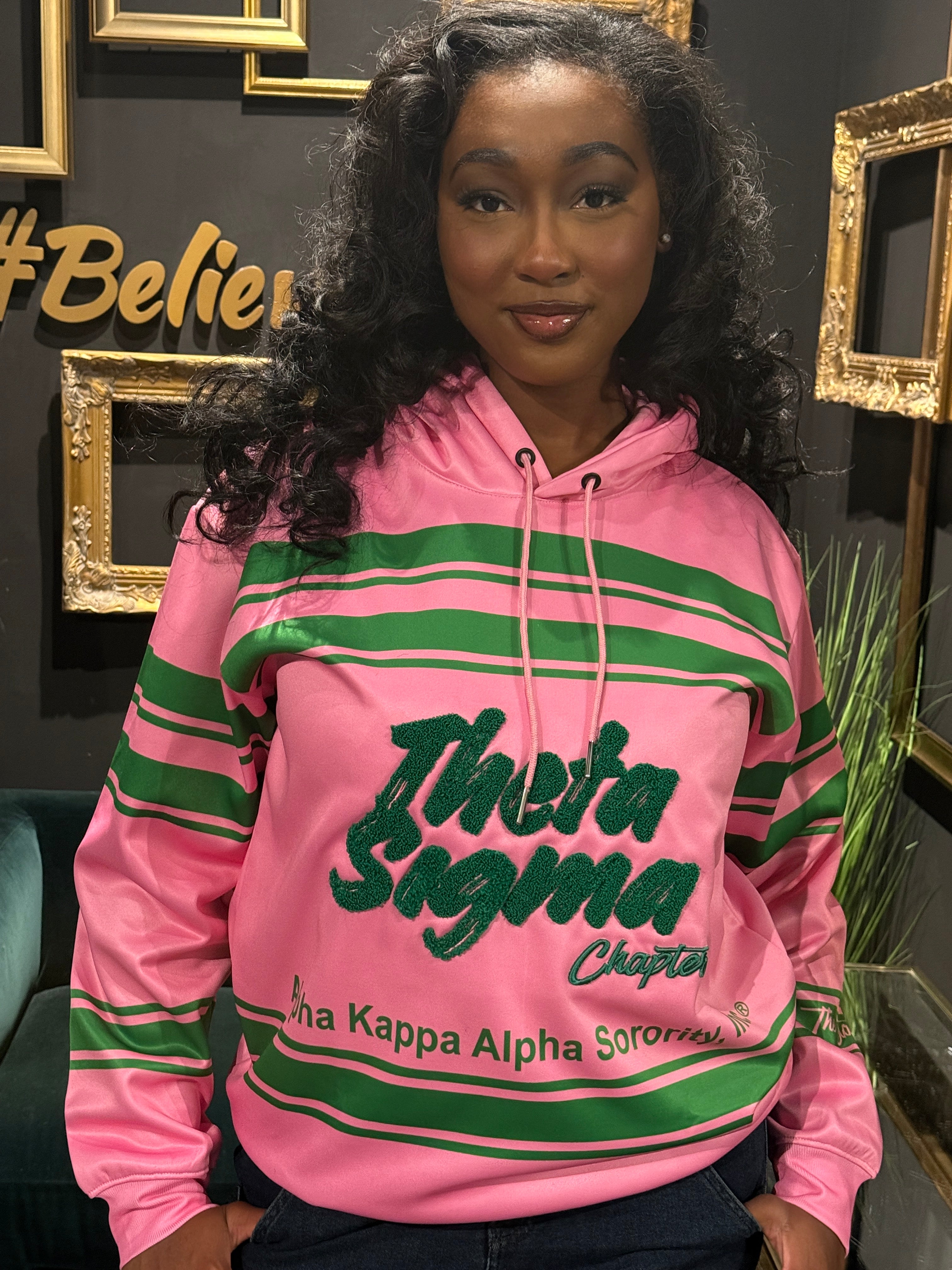 Theta Sigma Custom Hoodie-Preorder. Ships by Jan 25