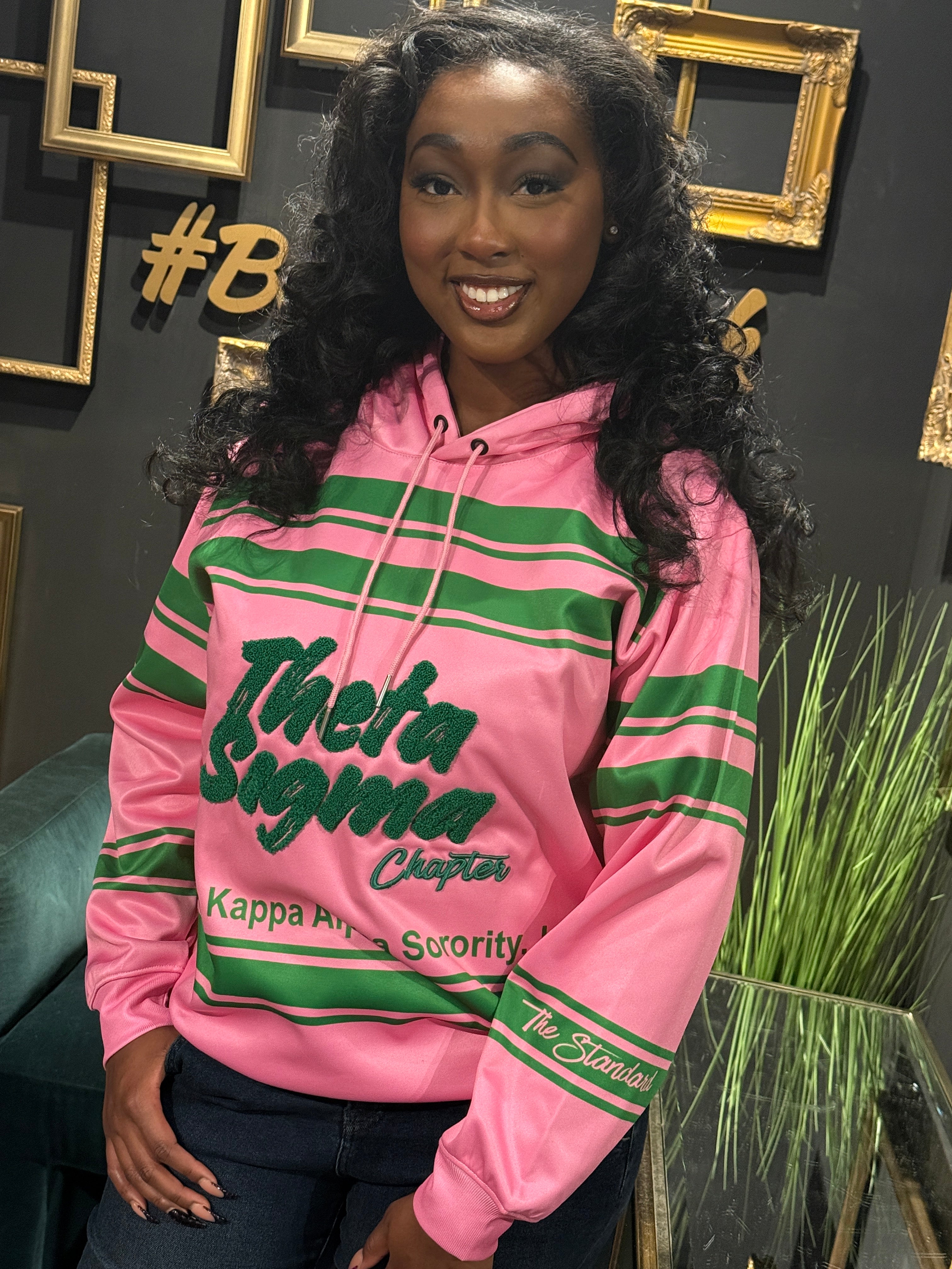 Theta Sigma Custom Hoodie-Preorder. Ships by Jan 25