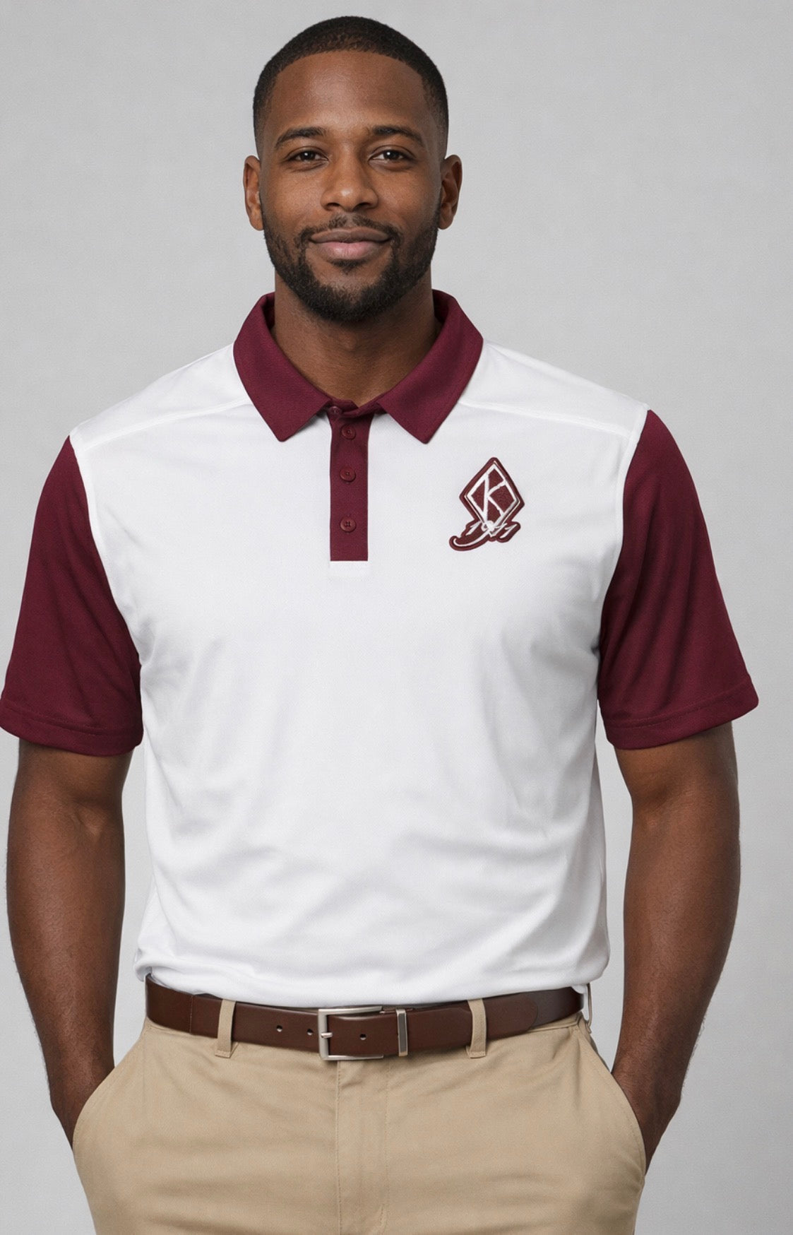 Kappa color block Polo