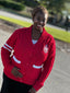 Delta Sigma Theta Cardigan-Final Sale