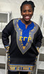 Dashiki Shirt- SGRHO Long Sleeve