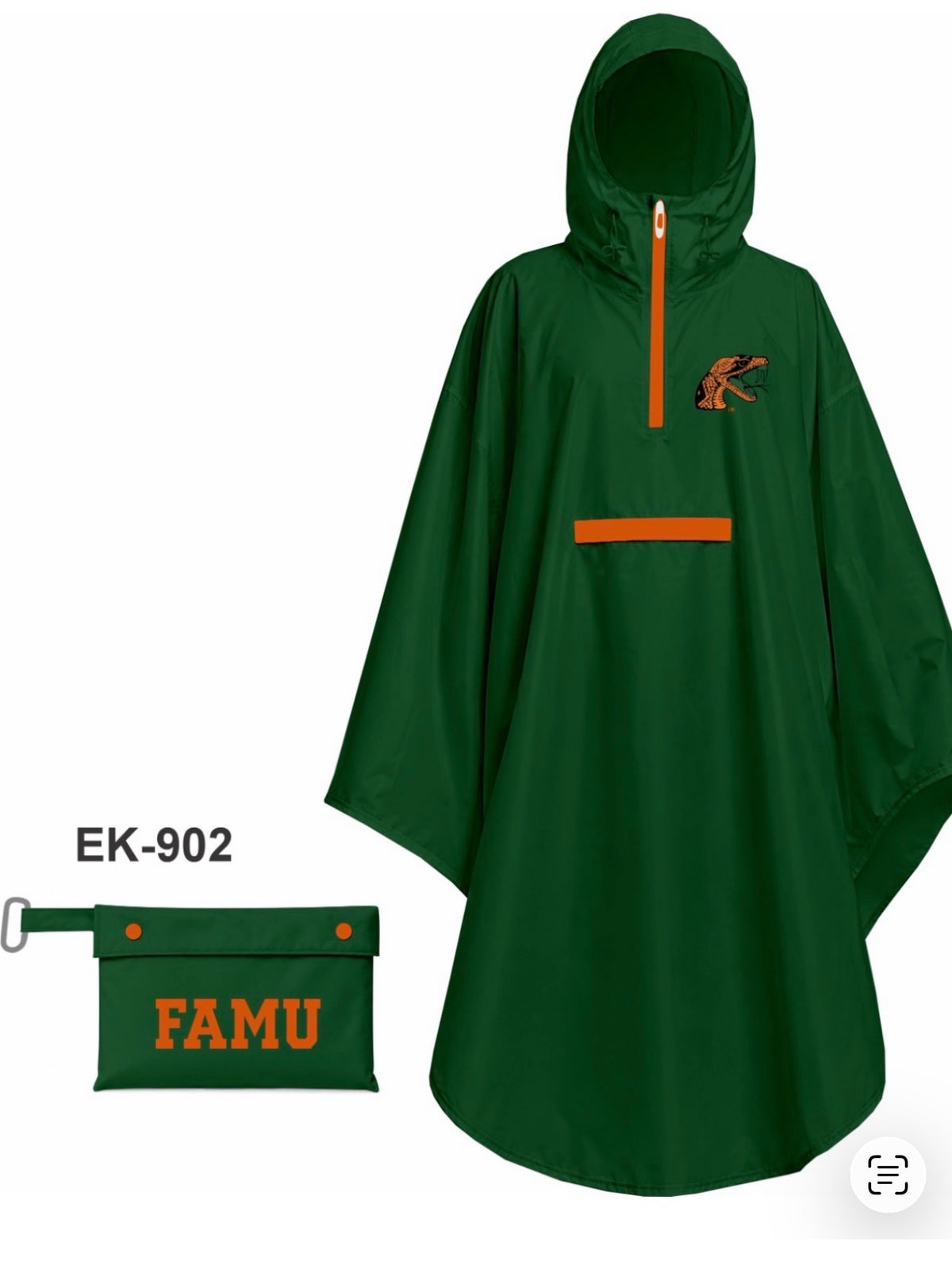 FAMU Poncho/Pouch