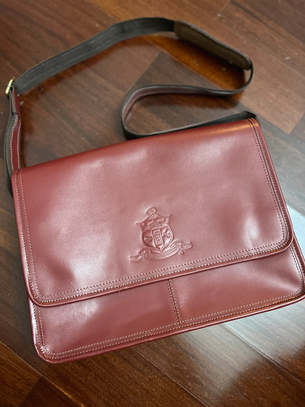 Kappa Leather Messenger Bag
