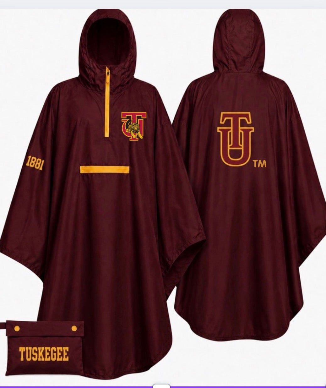 Tuskegee Poncho/Pouch