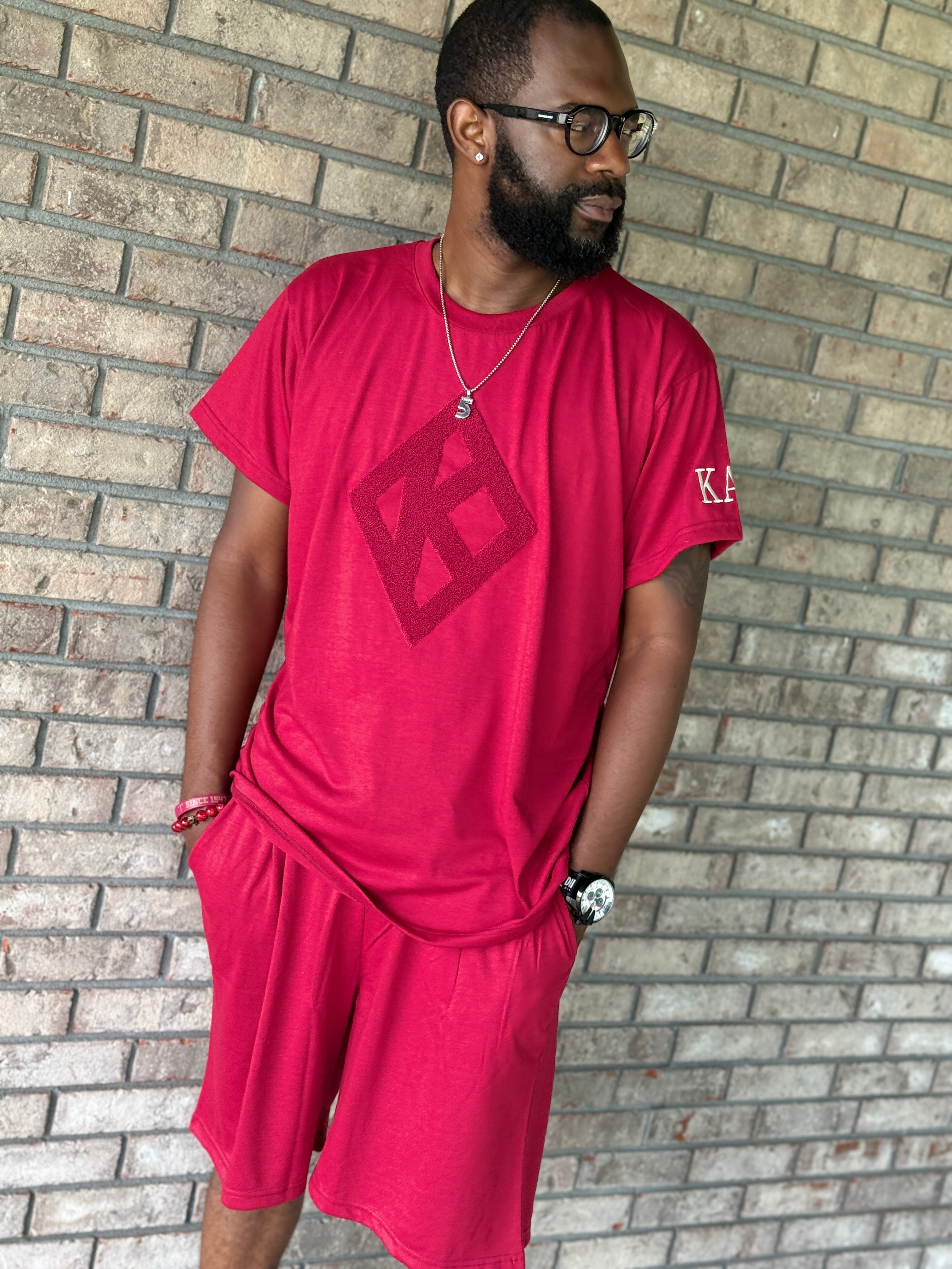 Kappa Luxe MonoTee-Krimson