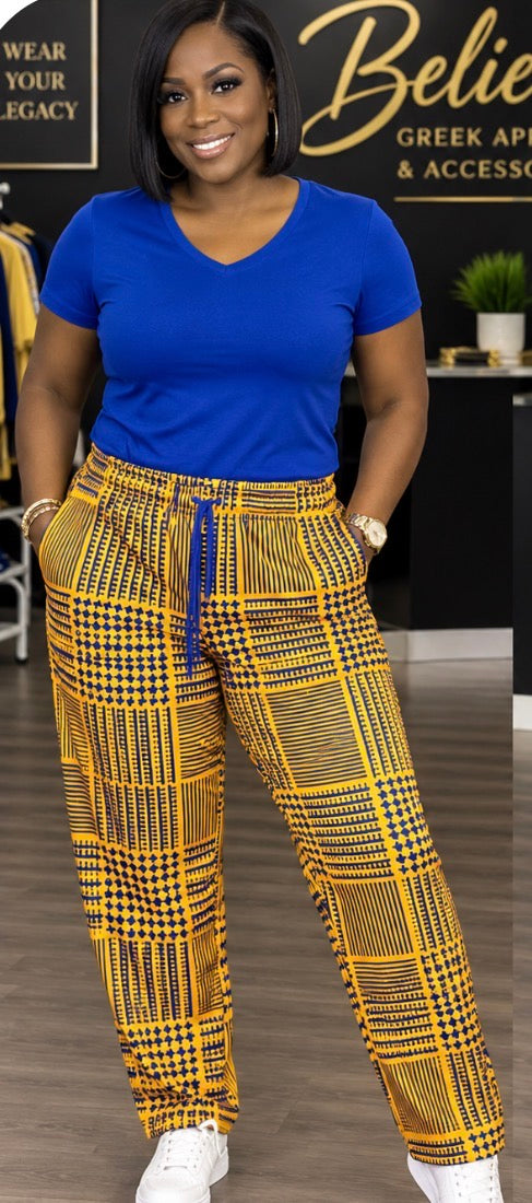 SGRHO Houndstooth track pants