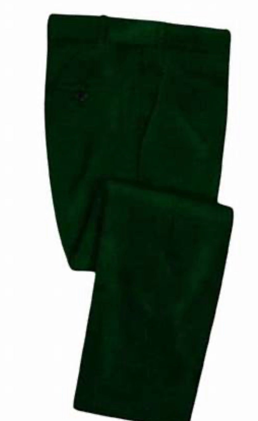 Green Velvet Pants