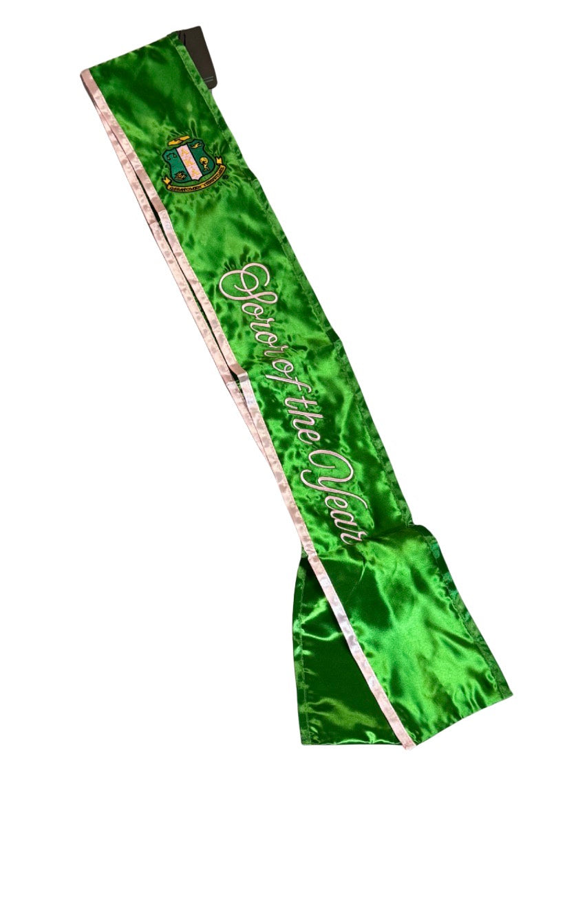 Soror of Year Sash