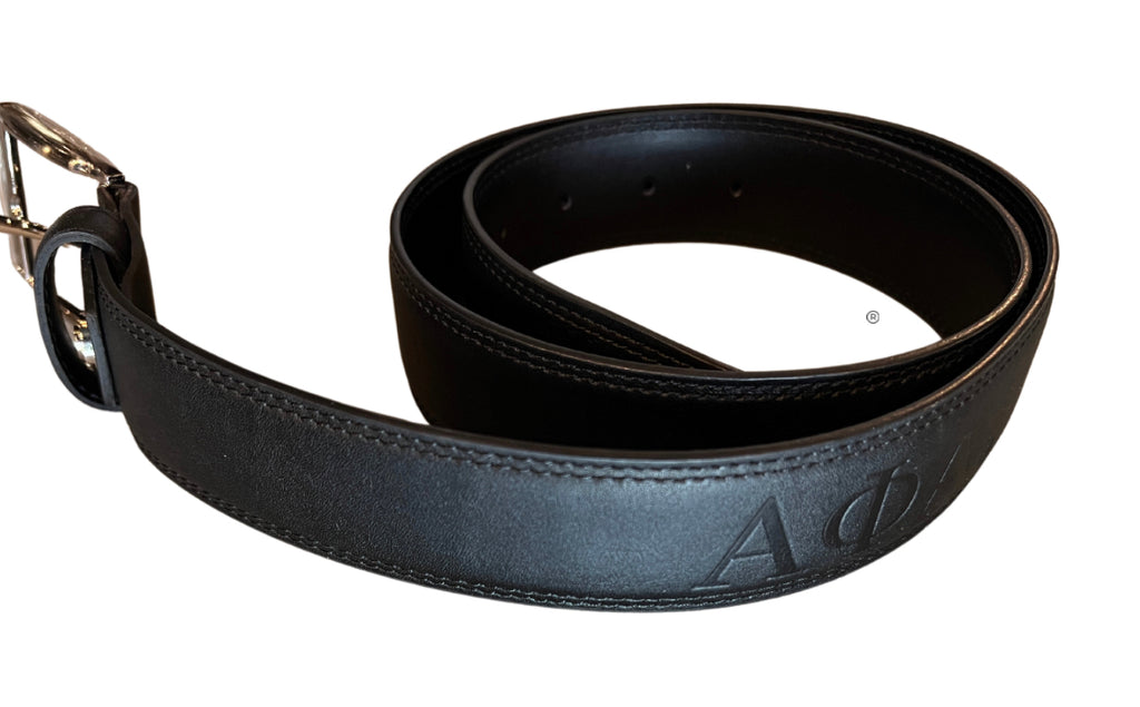 Leather Belt Alpha Phi Alpha Believe Accessories Inc