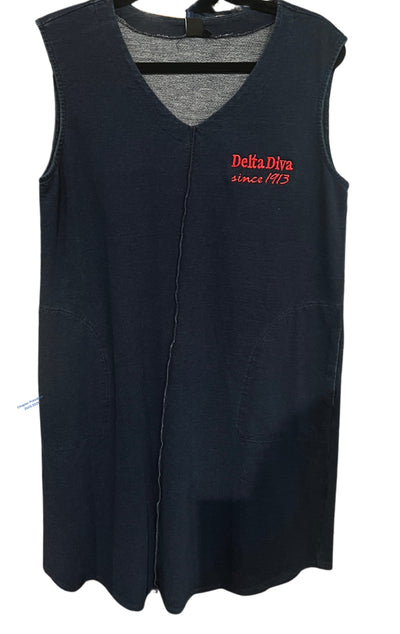 Delta Diva Denim Sleeveless Dress