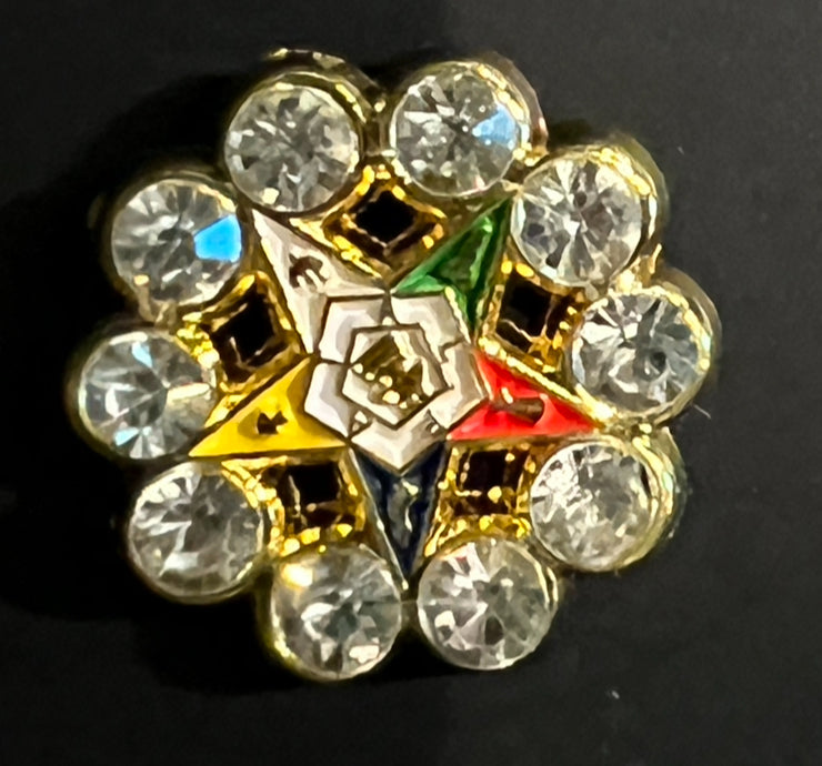 OES Rhinestone lapel pin – Believe Accessories Inc.