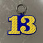 SGRHO Numbered Key Ring