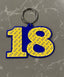 SGRHO Numbered Key Ring