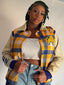 SGRHO VARSITY JACKET- LEATHER SLEEVES