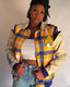 SGRHO VARSITY JACKET- LEATHER SLEEVES