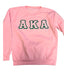 AKA Lettered Sweatshirt