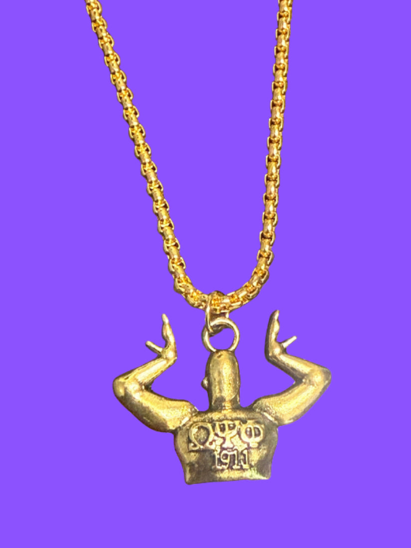 Omega Hook Stainless Steel Necklace