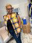 SGRHO VARSITY JACKET- LEATHER SLEEVES